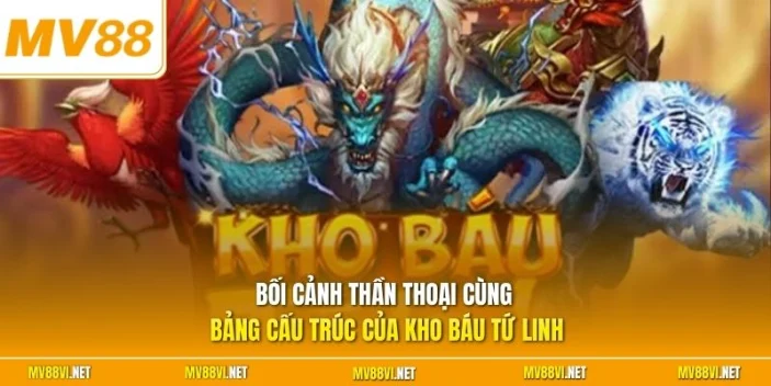Bối cảnh thần thoại cùng bảng cấu trúc của kho báu tứ Linh