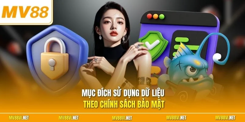 Mục đích sử dụng dữ liệu theo chính sách bảo mật