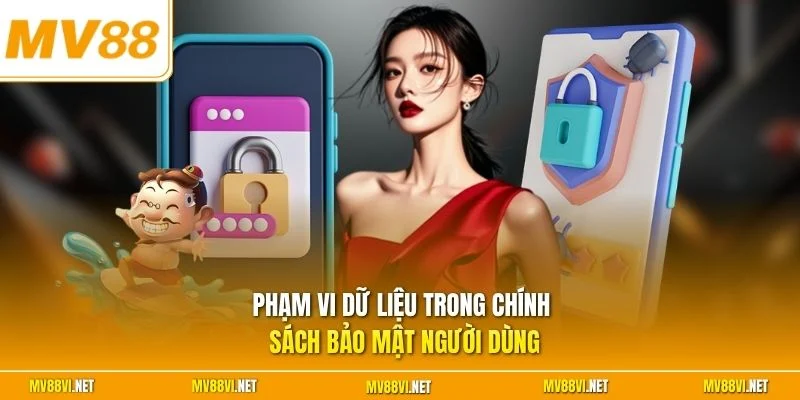 Phạm vi dữ liệu trong chính sách bảo mật người dùng